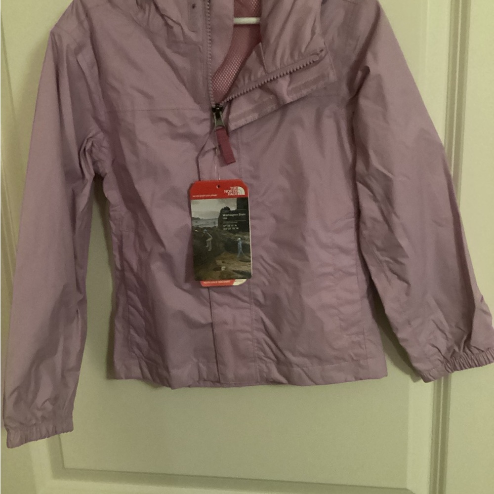 NEW with TaG Girls North Face Zipline Rain Jacket/Windbreaker Size XXS Youth